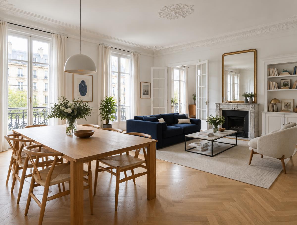 Illustration générée par IA : Appartement complet