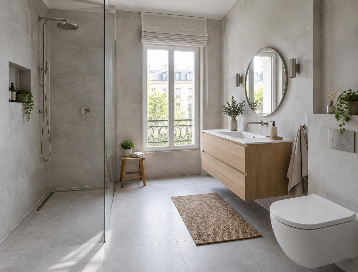 Illustration générée par IA : Salle de bain
